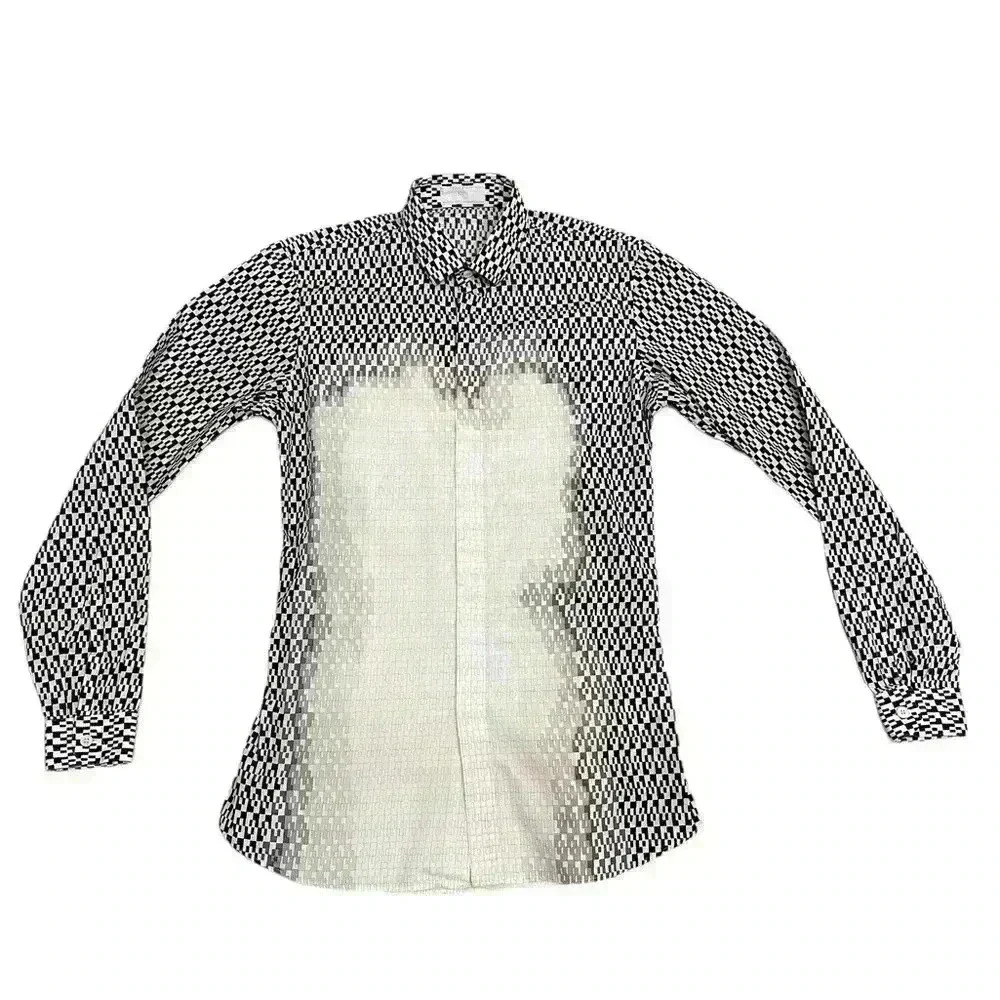Prada Men’s Graphic Print Dress Shirt Fall 2008  Runway
